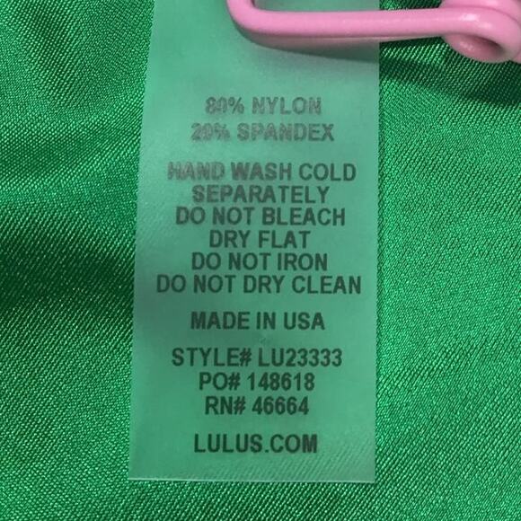 LULU'S SZ M Parker Green High-Waisted Bikini Bottoms NWT B156 - Picture 4 of 6